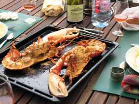 Bon week end en gîte Vendée avec du homard grillé au four