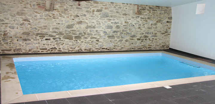 Location gîte piscine intérieure Vendée chauffée 3x5 m