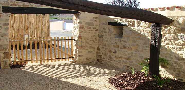 Location vacances et séjour en gîte Vendée, le patio