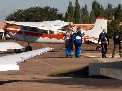 saut en parachute en vendée, préparation au départ