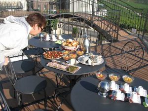 Petit déjeuner vendangeurs en champagne